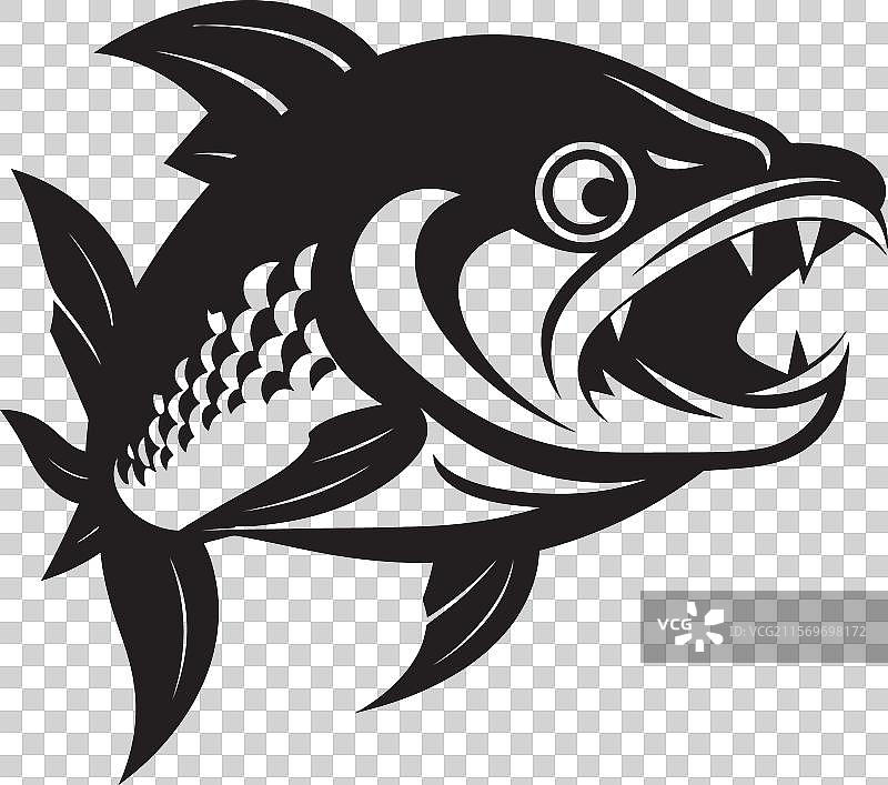 水道低语 河流 鱼标志 急流图片素材