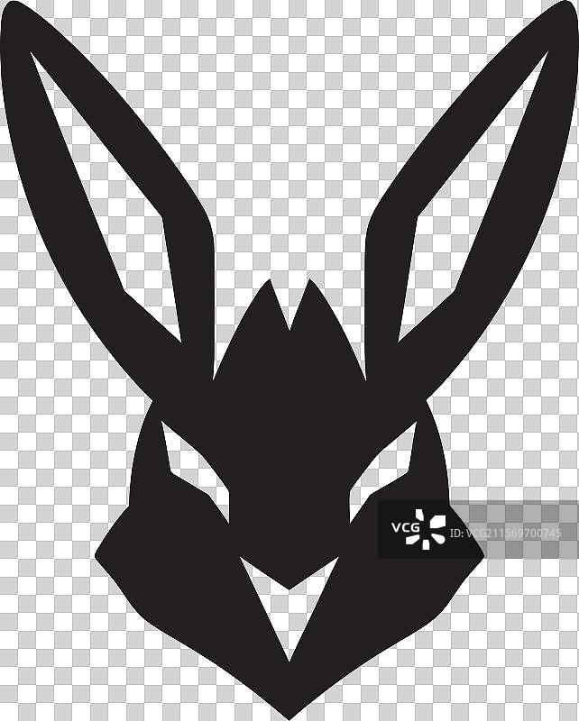 优雅的卡通兔子，适合任何场合图片素材