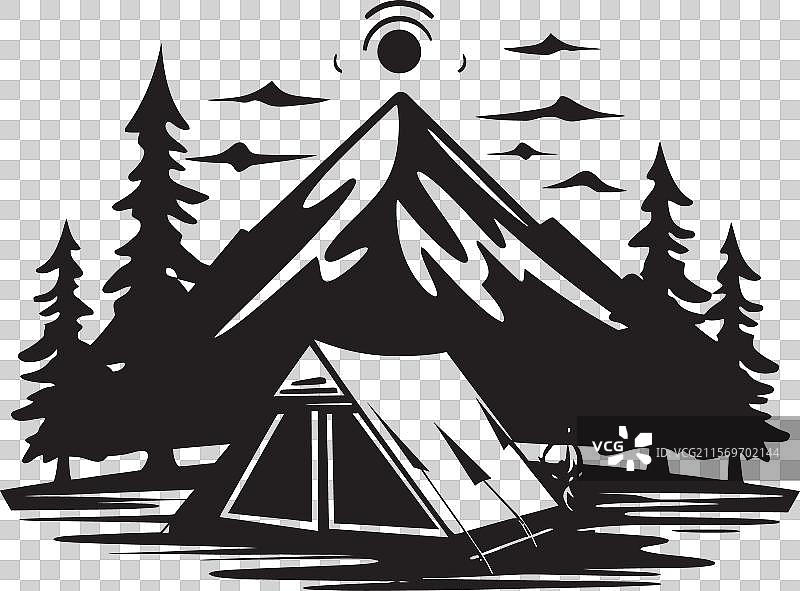 你会喜欢的奢华露营地图片素材