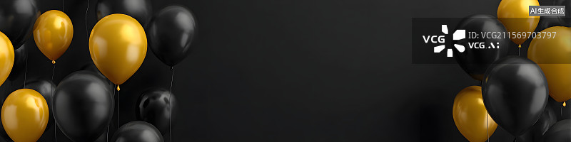 【AI数字艺术】彩色气球图片素材