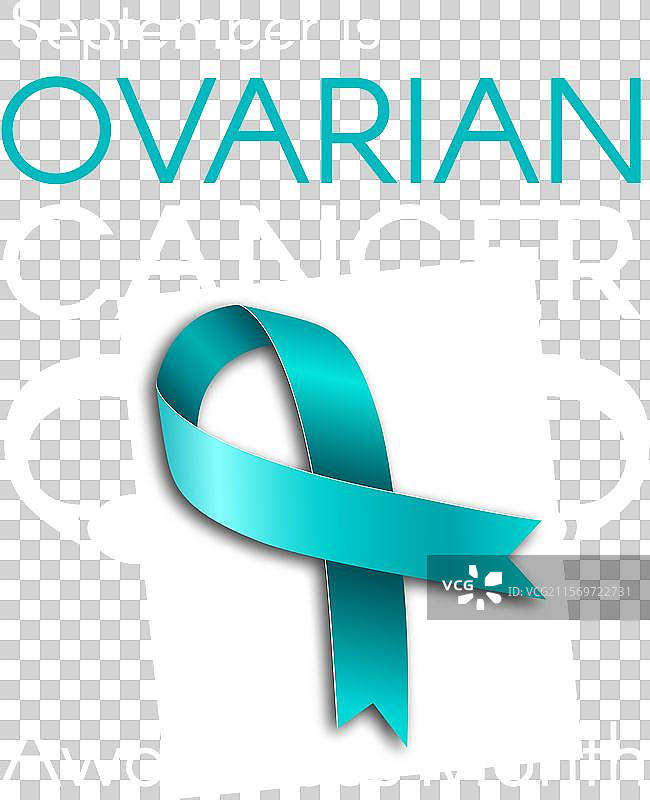 卵巢癌意识月海报图片素材
