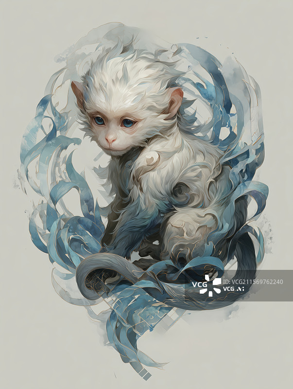 【AI数字艺术】游戏原画十二生肖猴图片素材