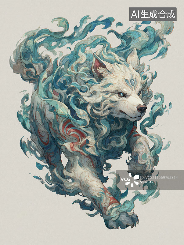 【AI数字艺术】游戏原画十二生肖狗图片素材