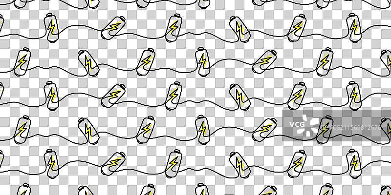 电池充电图标，线条风格，电量开启图片素材