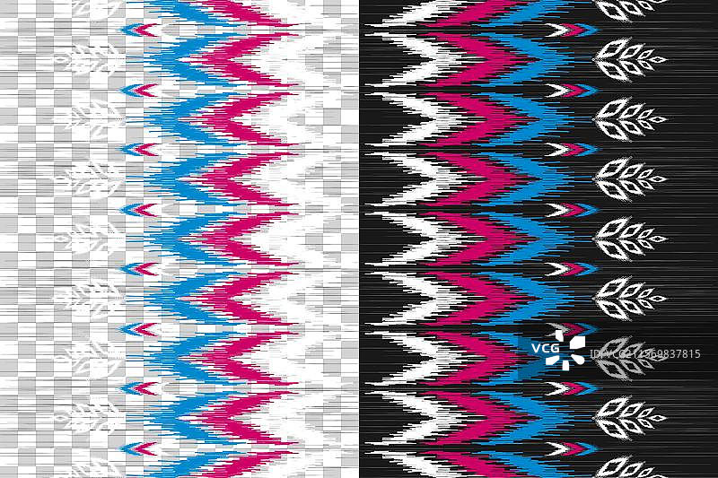 地毯花卉图案艺术几何民族伊卡特图片素材