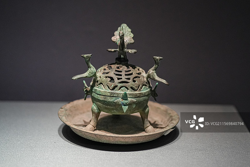 东汉 铜熏炉 兰陵县博物馆图片素材