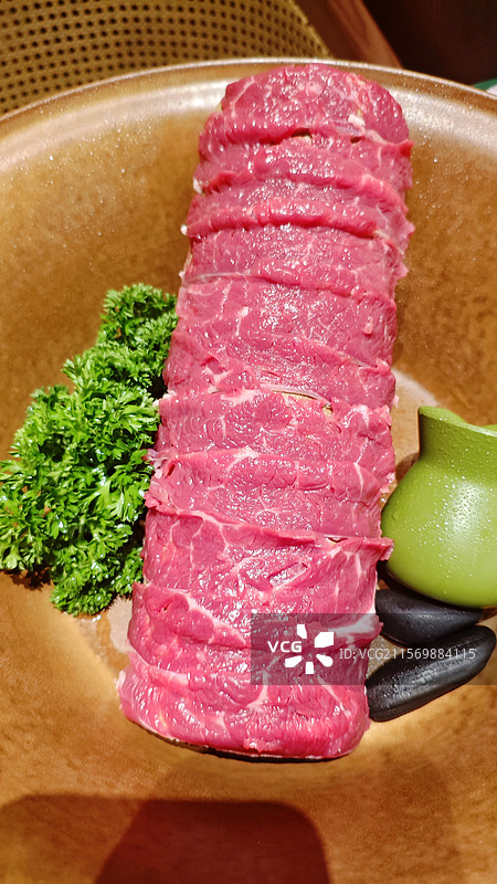 生牛肉，鲜牛肉，鲜切牛肉，火锅食材图片素材