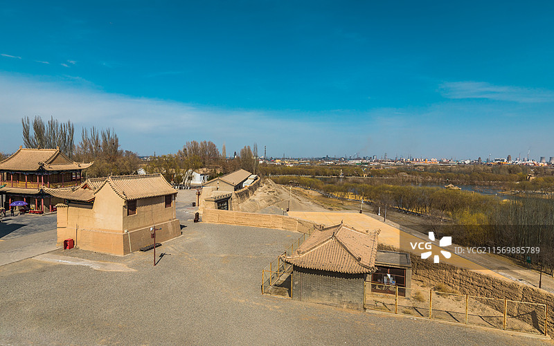 天下第一雄关嘉峪关风光图片素材