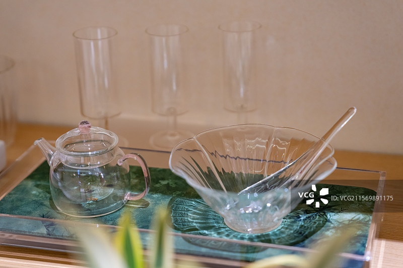 禅意茶室图片素材