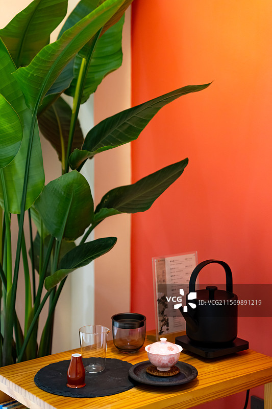 禅意茶空间图片素材