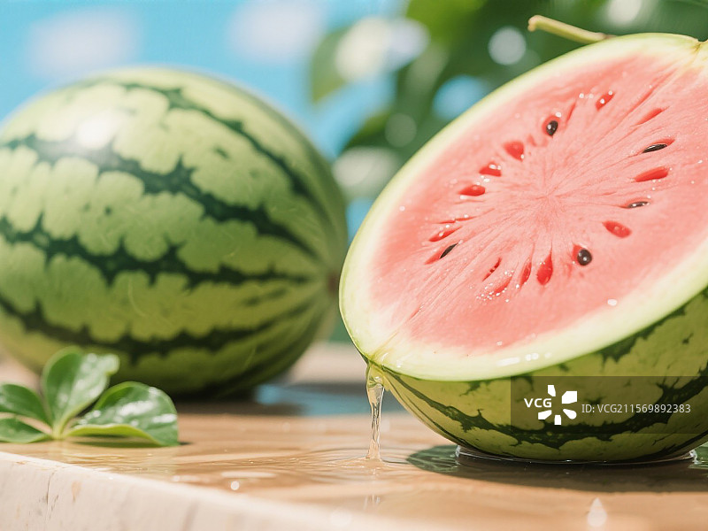 夏天的西瓜图片素材
