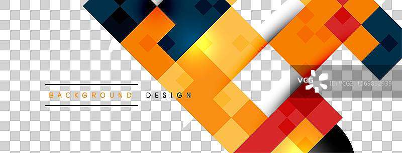 动态多彩方块背景图片素材