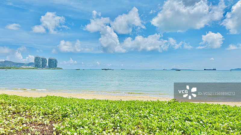 三亚湾凤凰岛图片素材