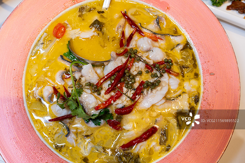 舌尖美食酸菜鱼图片素材