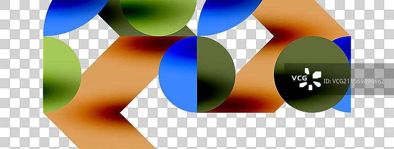 金属色圆圈带阴影和其他元素图片素材