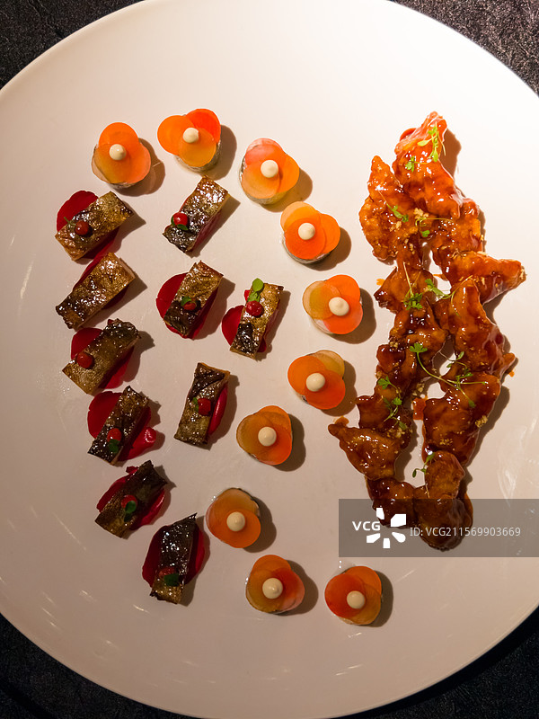 杭州 黄龙饭店 菜品 创意菜 西湖醋鱼图片素材