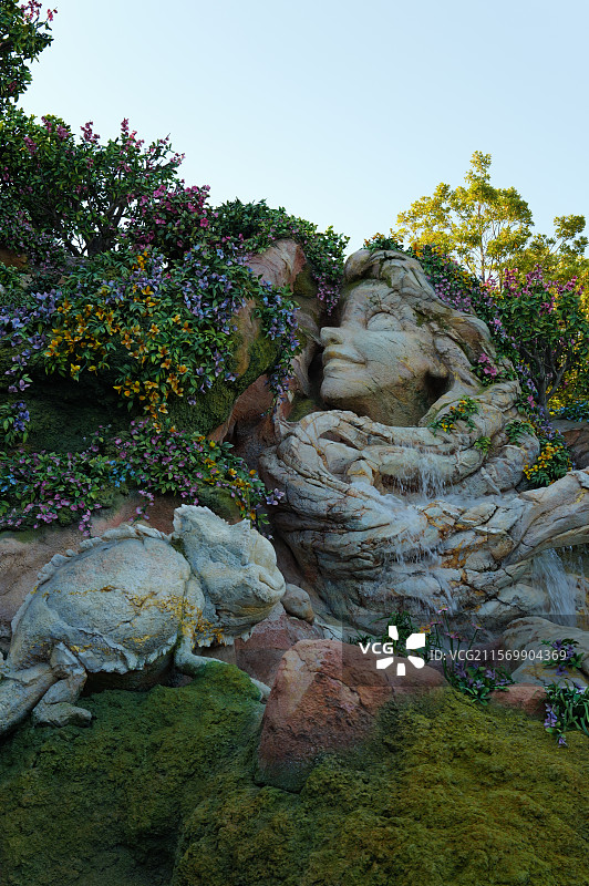 东京迪士尼海洋园区雕塑图片素材