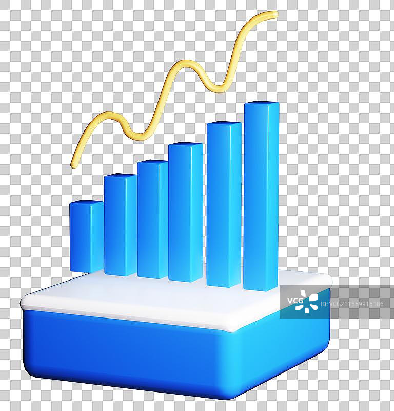 蓝色商务金融科技元素图片素材