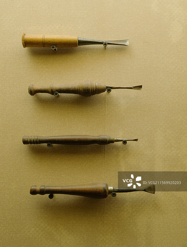 土山湾博物馆 木雕工具图片素材