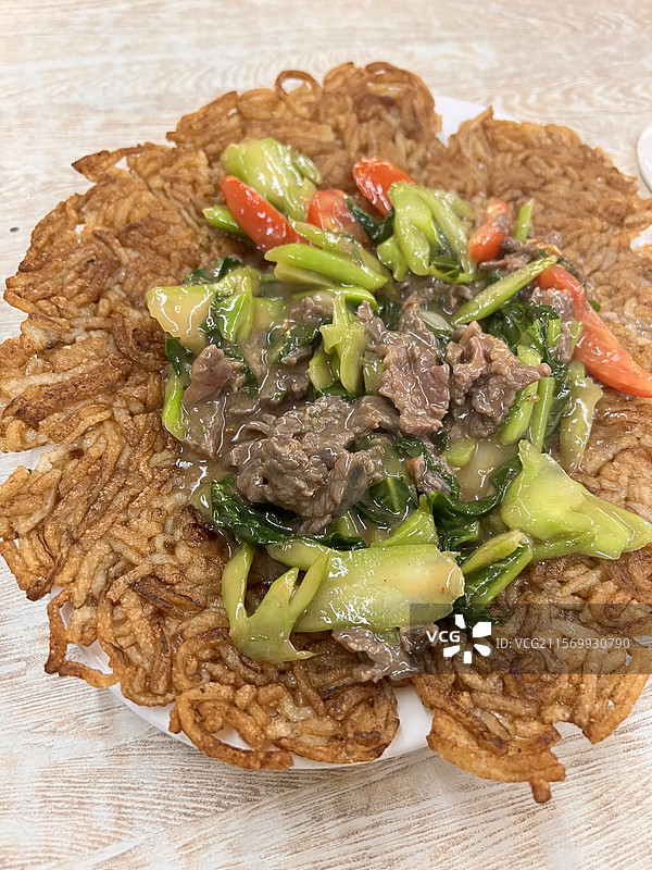 潮汕｜炒粿条｜老式｜传统手艺｜美食图片素材