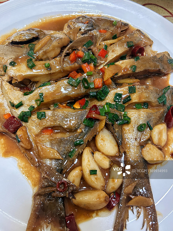 香煎鲳鱼图片素材