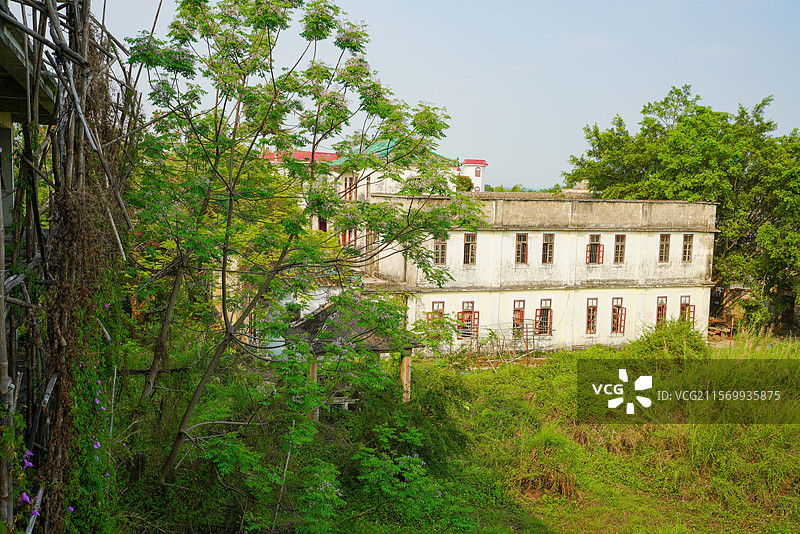 广东省江门市台山市，废弃学校！图片素材