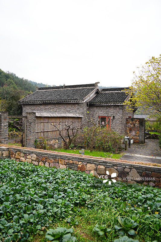 无锡 小筑沐野 民宿 农家乐 农田 种菜 院子图片素材