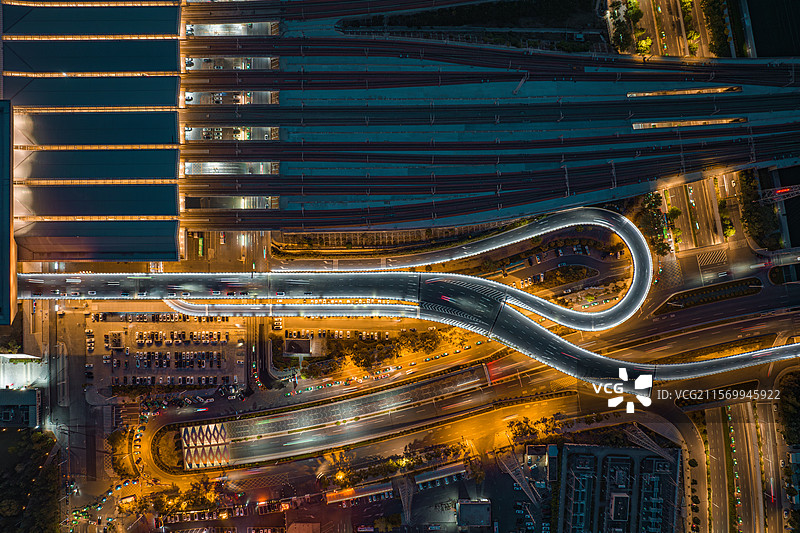 郑州东站掉头匝道图片素材