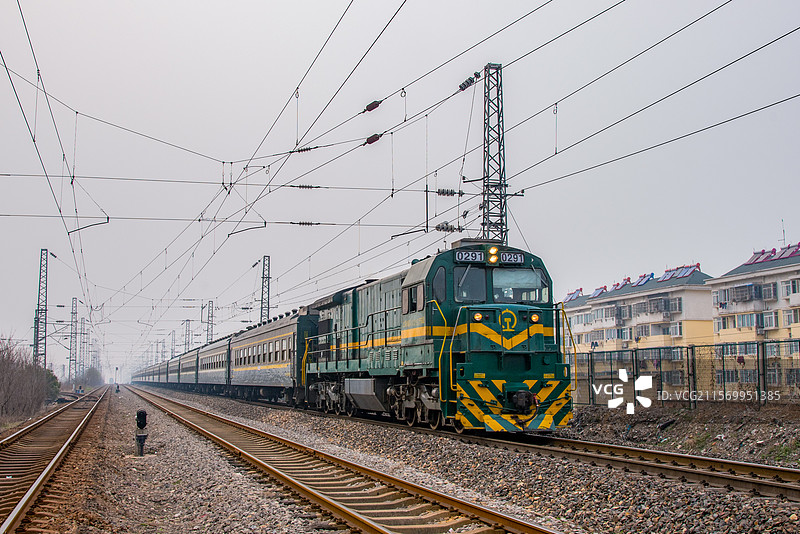 曾经驰骋在长三角铁路上的临客列车图片素材