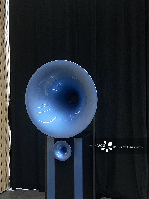 深圳图书馆北馆 试听室 外放音响图片素材