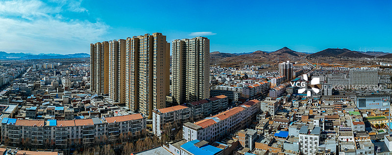 汝阳县 杜康大道 城东村 汝河 城市 航拍图片素材