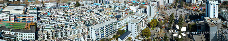 汝阳县 杜康大道 城东村 汝河 城市 航拍图片素材