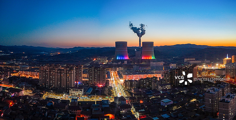 左权县 滨河北路 西河头村 城市 晋中市图片素材