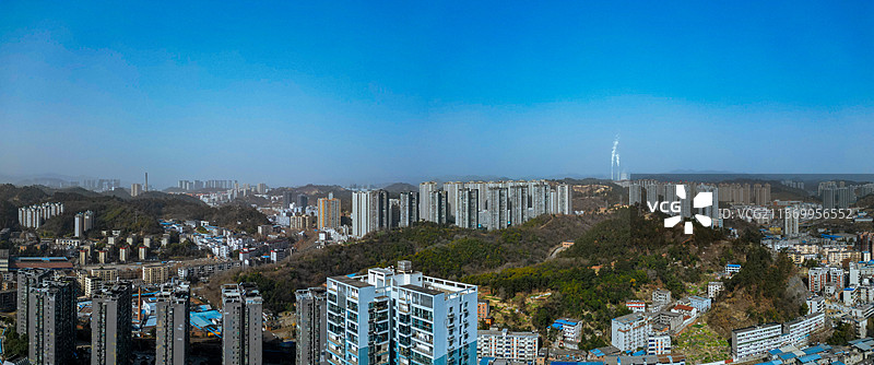 十堰市 茅箭区 北京中路 梨花村 东岳路 城市 航拍图片素材