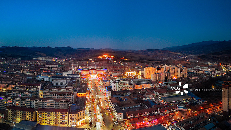 左权县 滨河北路 西河头村 城市 晋中市图片素材