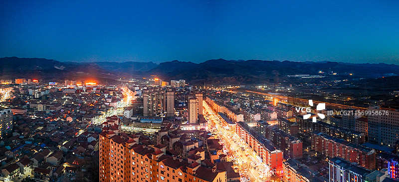 左权县 滨河北路 西河头村 城市 晋中市图片素材