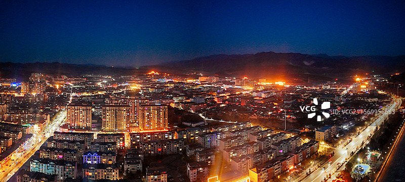 左权县 滨河北路 西河头村 城市 晋中市图片素材