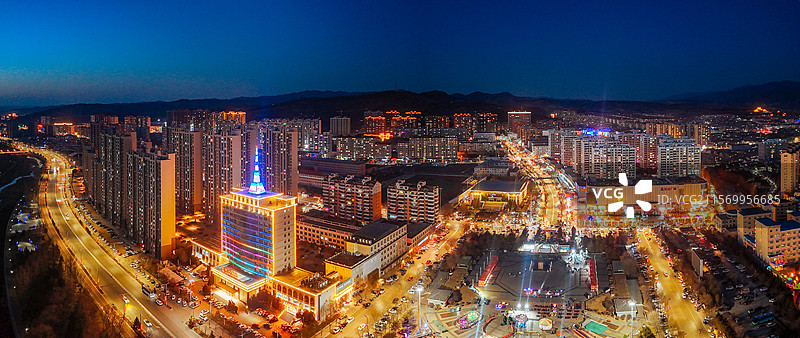 左权县 滨河北路 西河头村 城市 晋中市图片素材