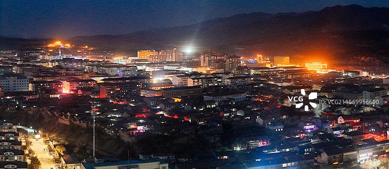 左权县 滨河北路 西河头村 城市 晋中市图片素材