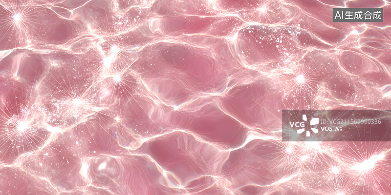 【AI数字艺术】粉色 涟漪图片素材
