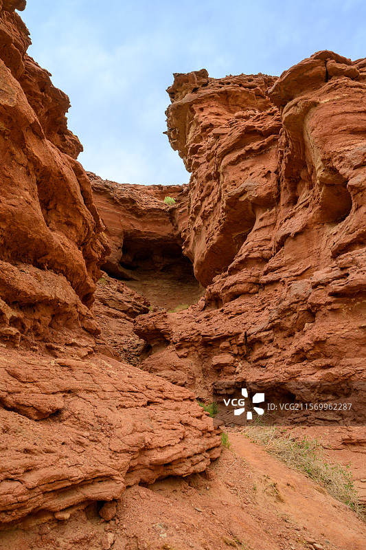 位于中国内蒙古自治区阿拉善盟阿拉善左旗敖伦布拉格镇境内的梦幻大峡谷图片素材