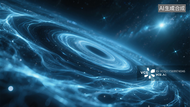 【AI数字艺术】折叠虫洞黑洞星光折叠弯曲引力波纹理扭曲太空背景图片素材
