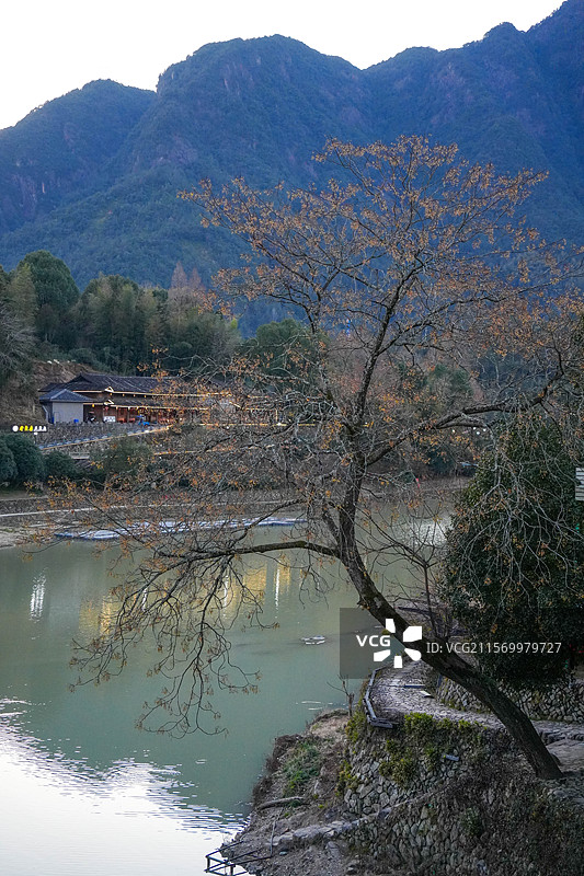 浙江 温州 泰顺 廊桥文化园 山水图片素材