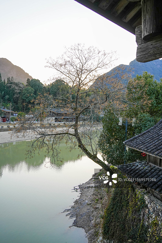 浙江 温州 泰顺 廊桥文化园 山水图片素材