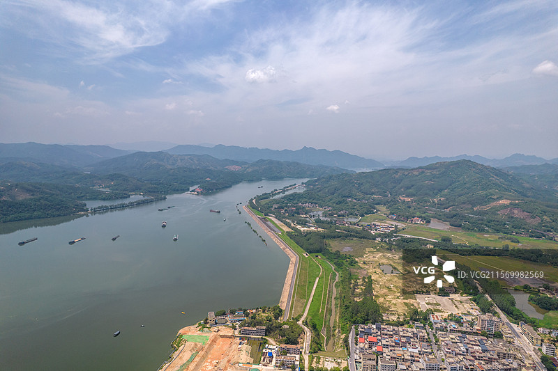清远飞来峡镇 飞来峡水利枢纽图片素材