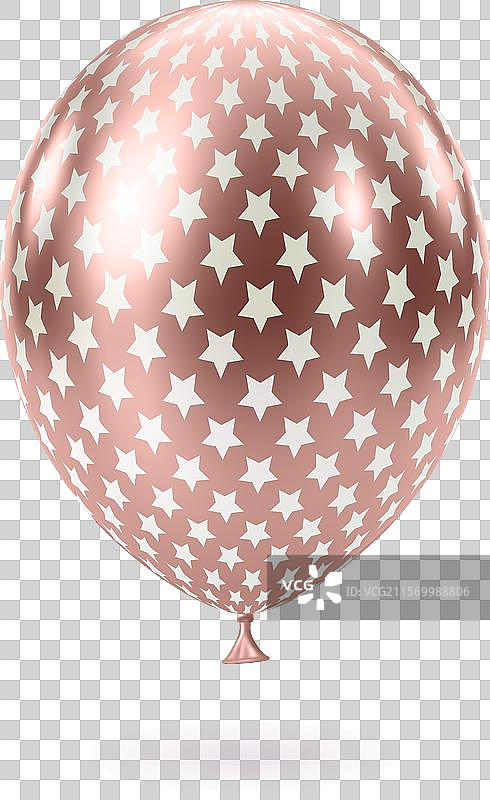 粉白色奢华逼真的气球图片素材