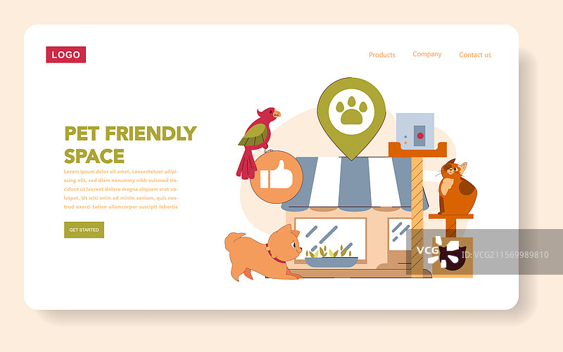 宠物友好的公寓空间图片素材