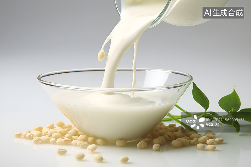 【AI数字艺术】【AI数字艺术】豆浆和黄豆图片素材