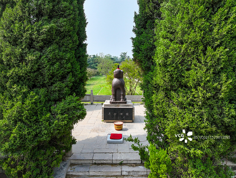 河南省开封市柳园口黄河游览区航拍图片素材