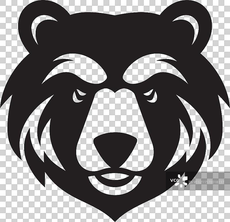 黑熊肖像，优雅的守护者威尔图片素材